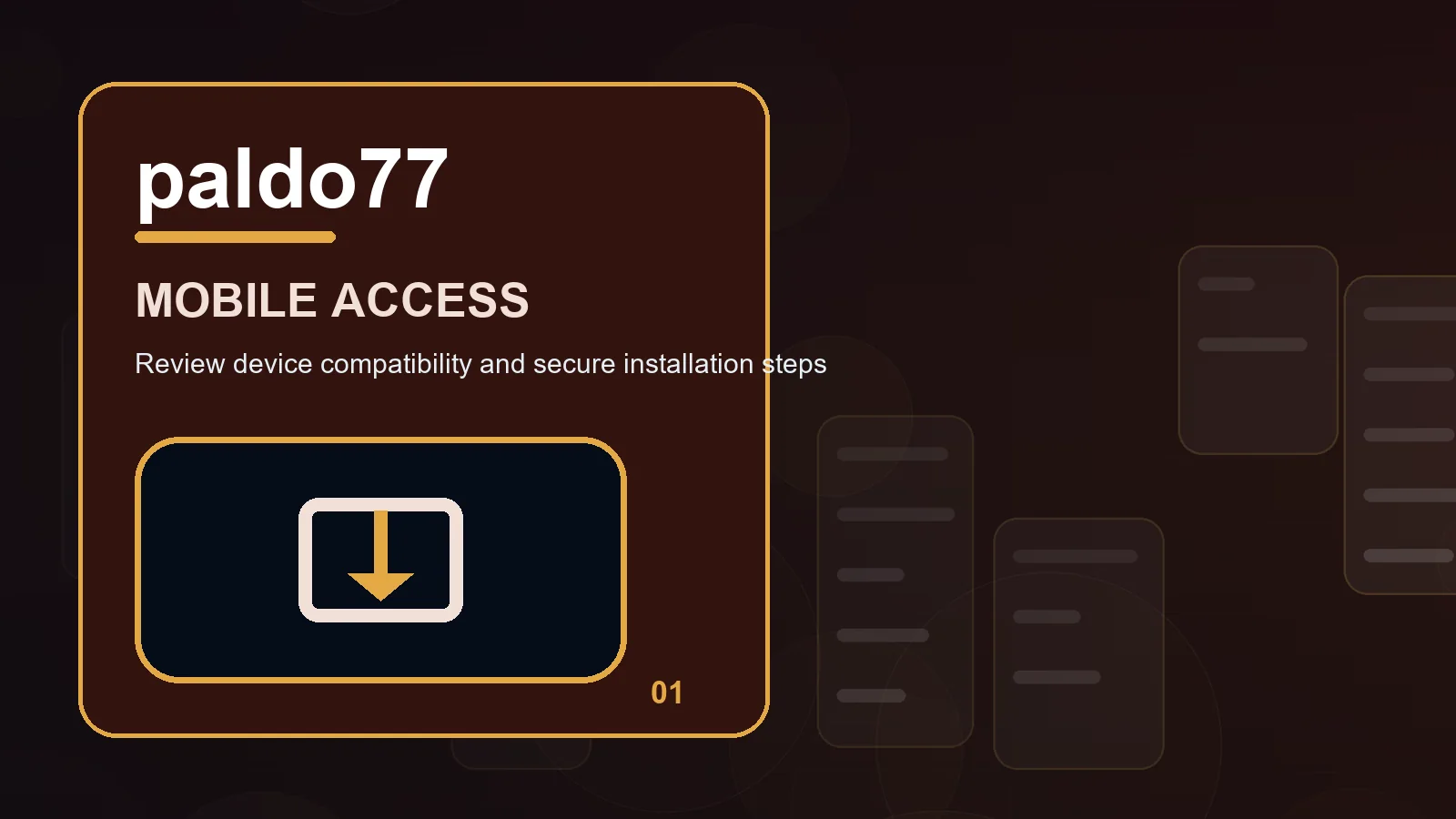 paldo77 download overview showing account recovery, saved records, and trusted support