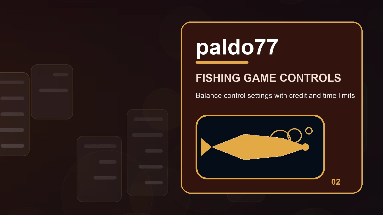 paldo77 fishing games illustration for how to review power controls before the next step