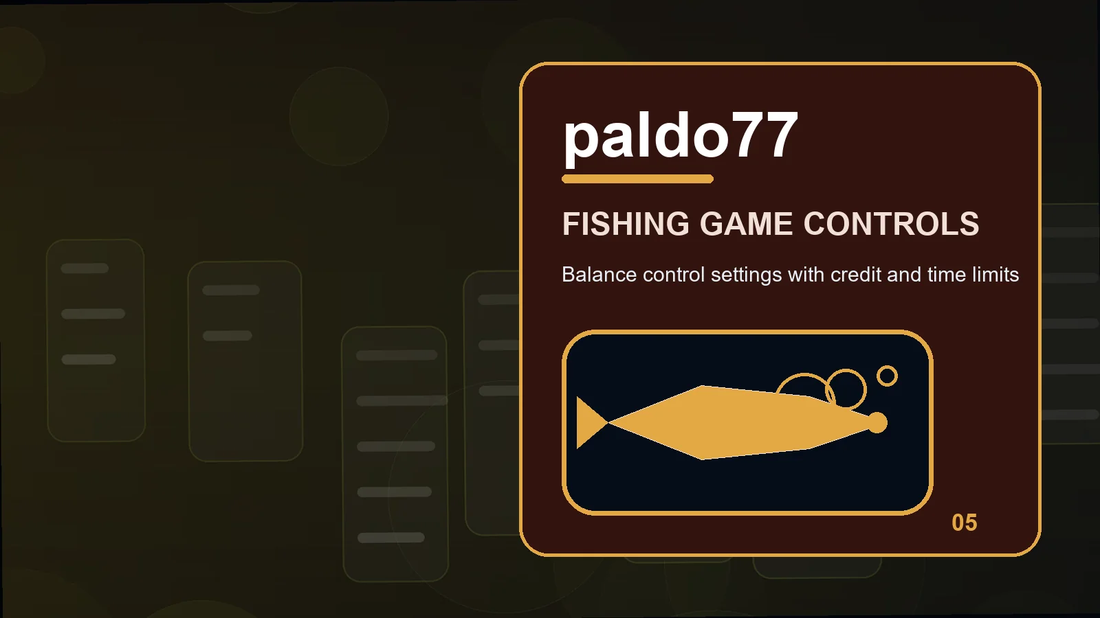 paldo77 fishing games illustration for how to review room selection before the next step