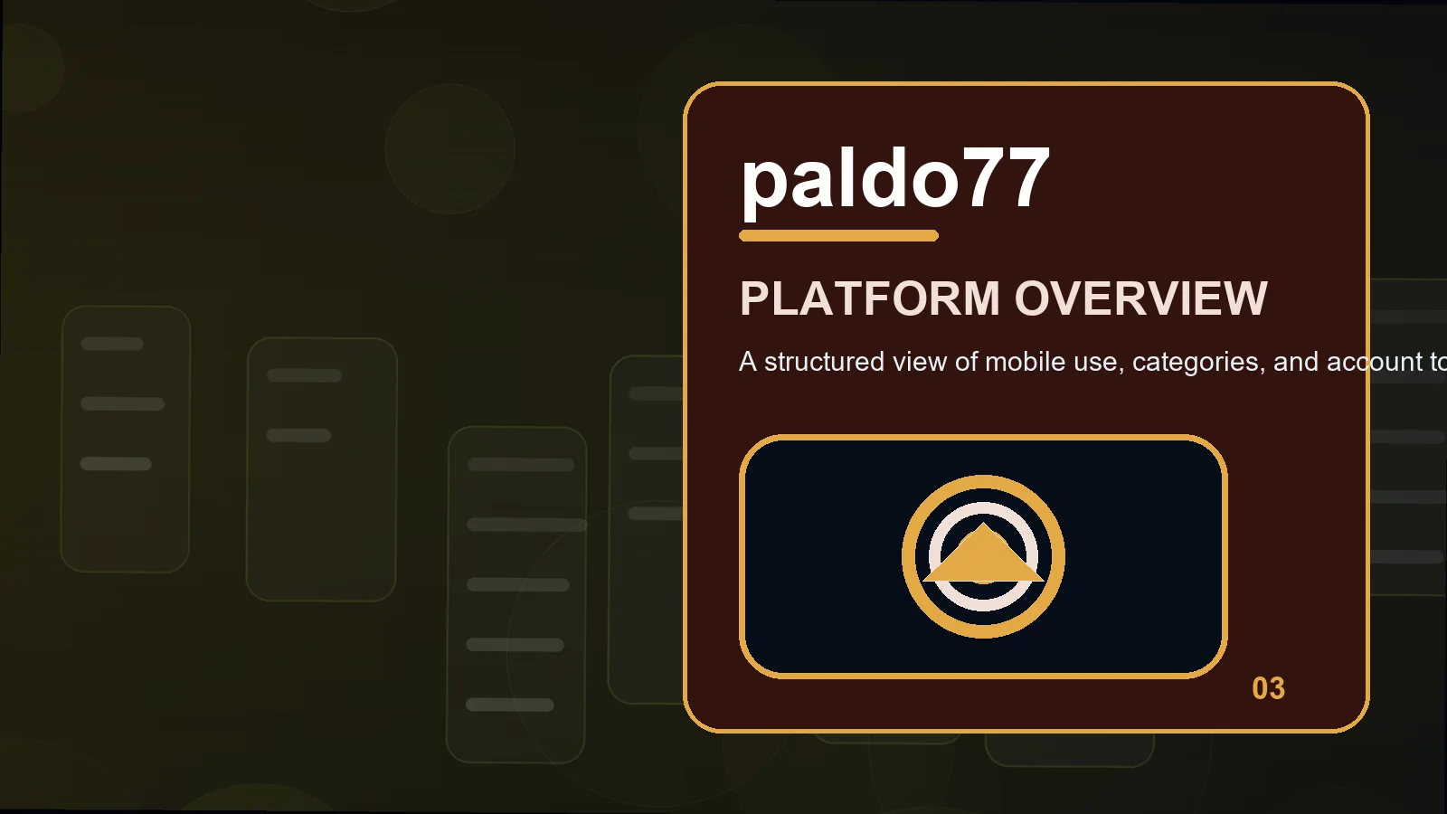 paldo77 home illustration for mobile layout in the recovery and continuity guide
