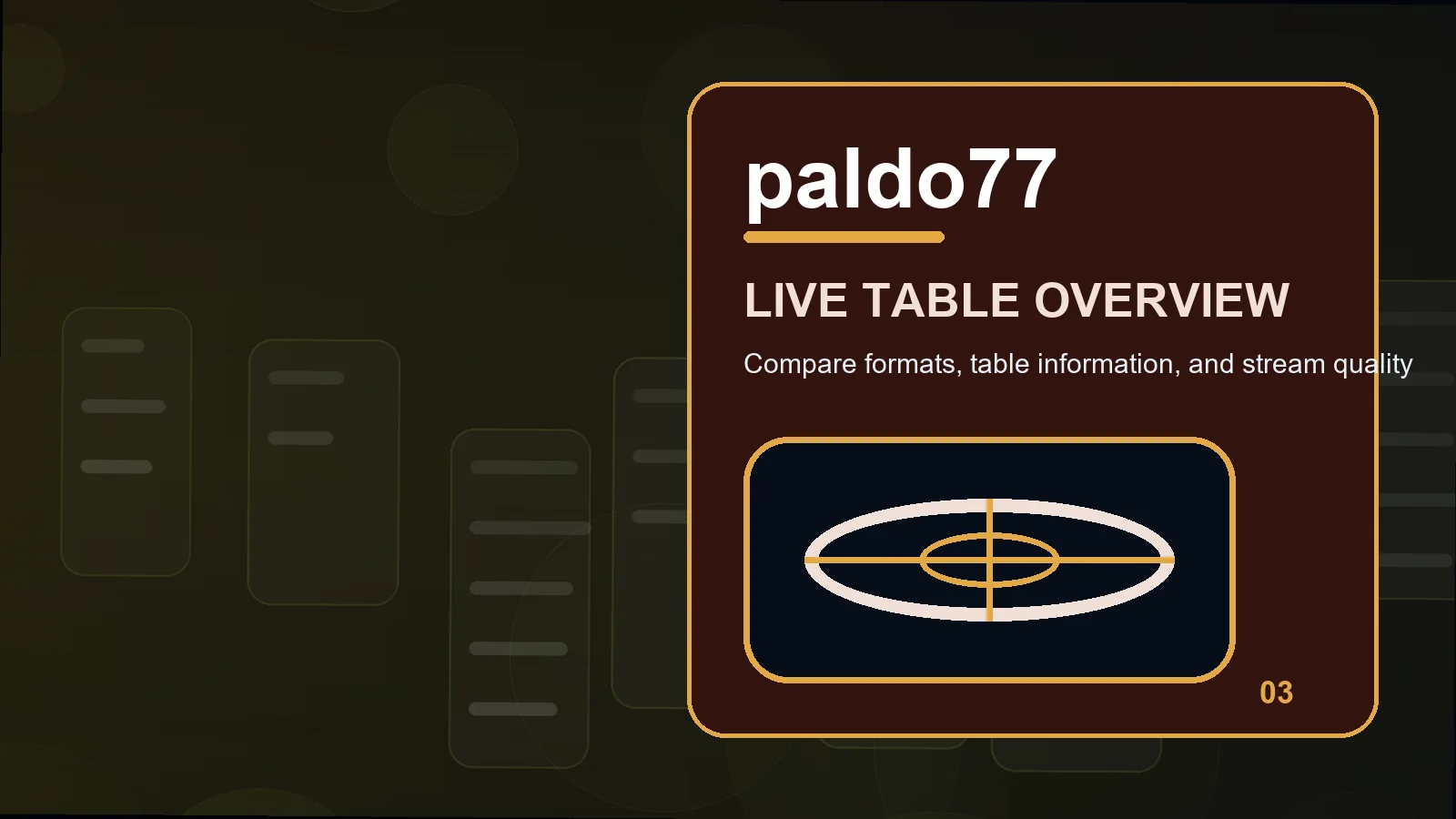 paldo77 live casino illustration for history display in the recovery and continuity guide