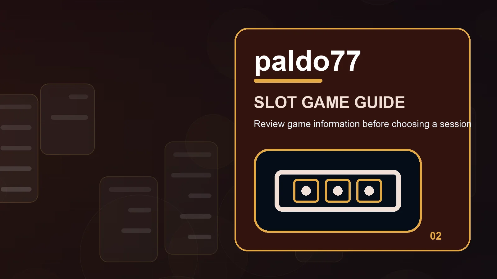 paldo77 slots illustration for how to review paytable before the next step