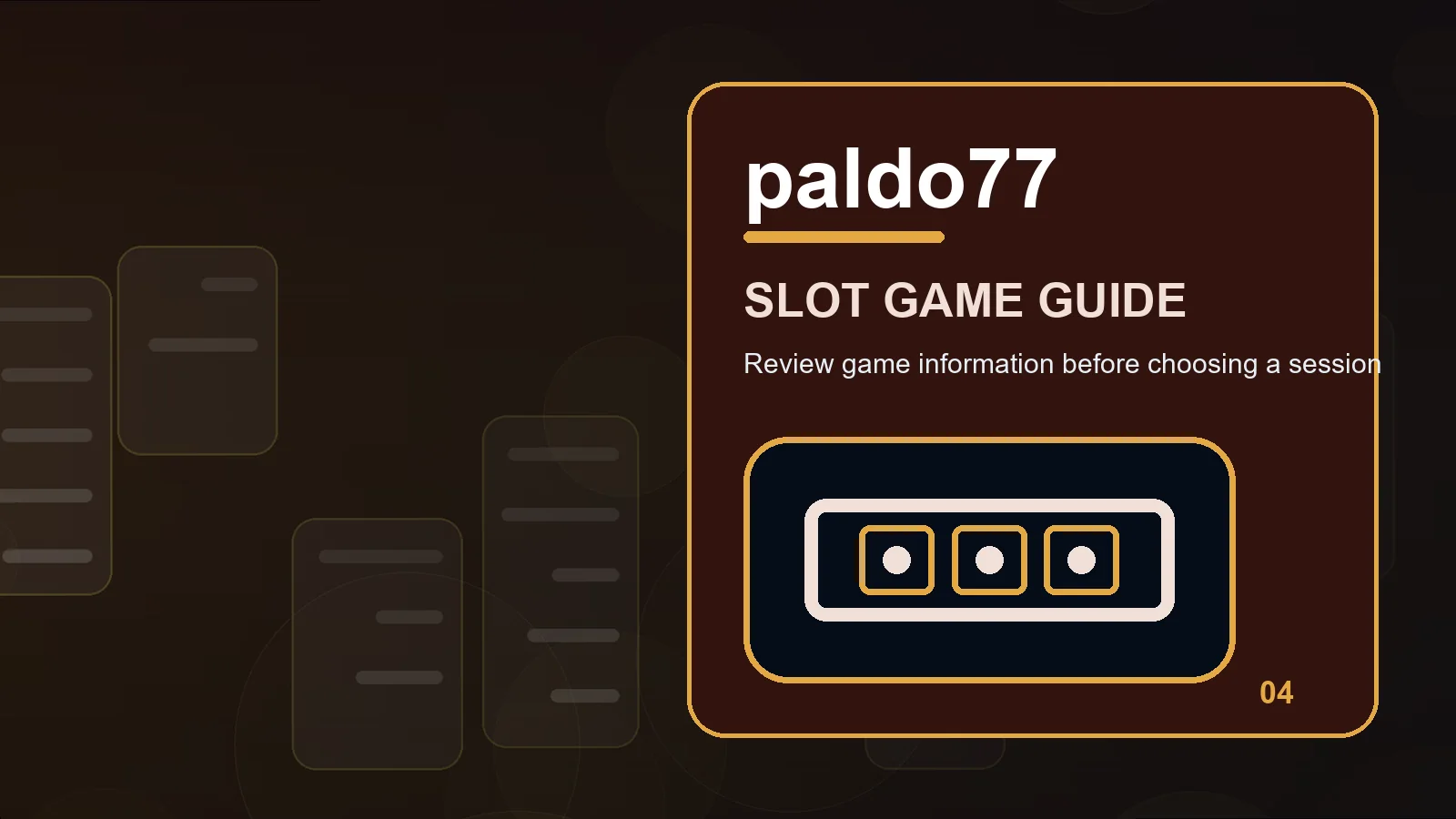 paldo77 slots illustration for read feature triggers before moving forward