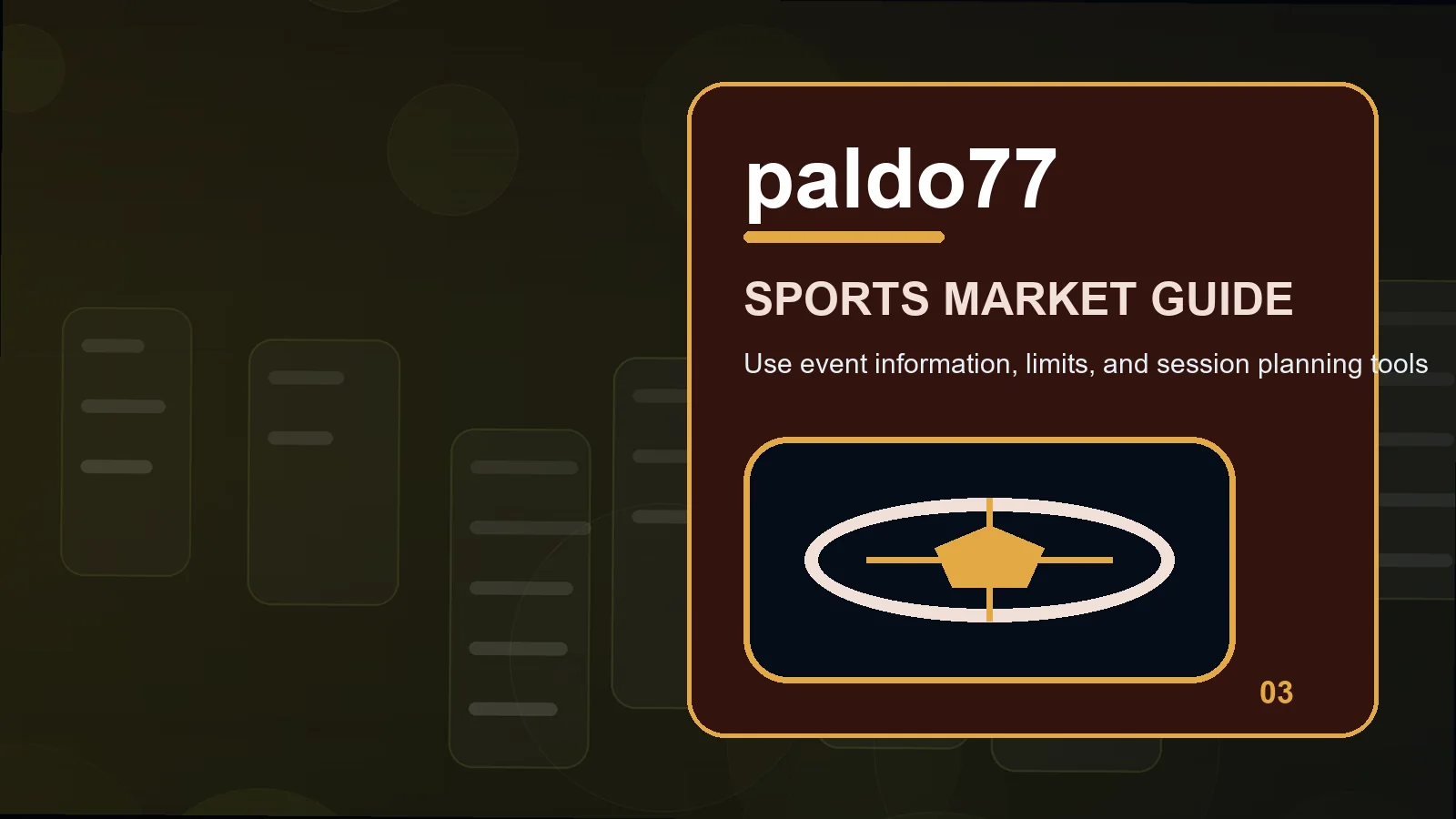paldo77 sports illustration for market name in the recovery and continuity guide